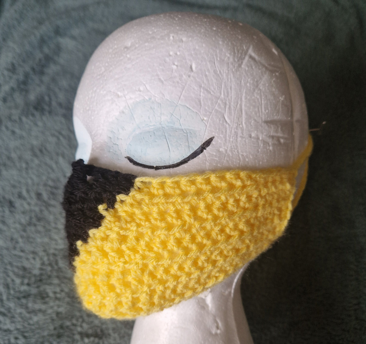 CROCHET PATTERN: Canari Cosplay Face Mask ONE SIZE