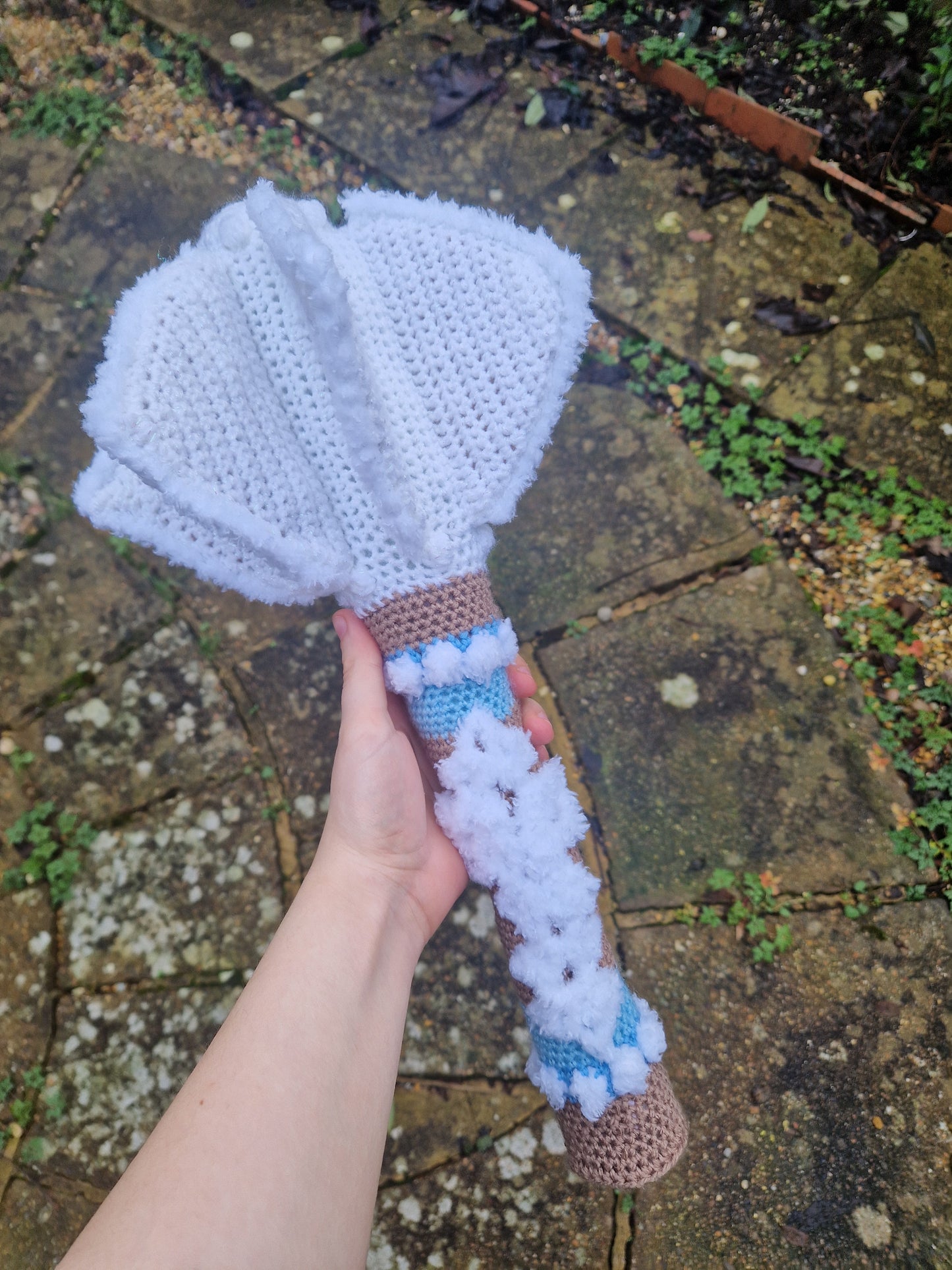 Crochet Snow Winter Themed Mace
