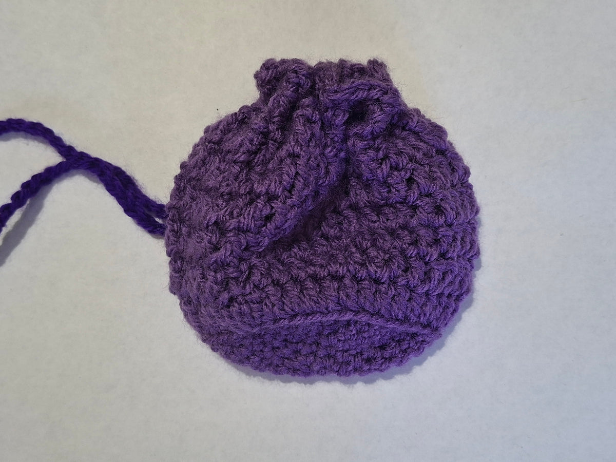 Simple Basic Solid Colour Dice Bag/Pouch Purple