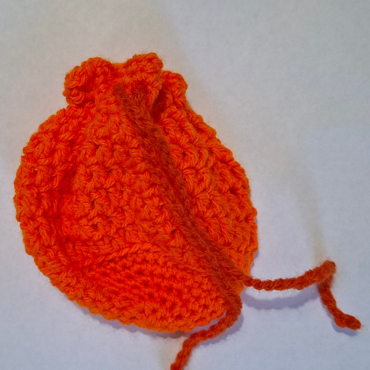 Simple Basic Solid Colour Dice Bag/Pouch Orange