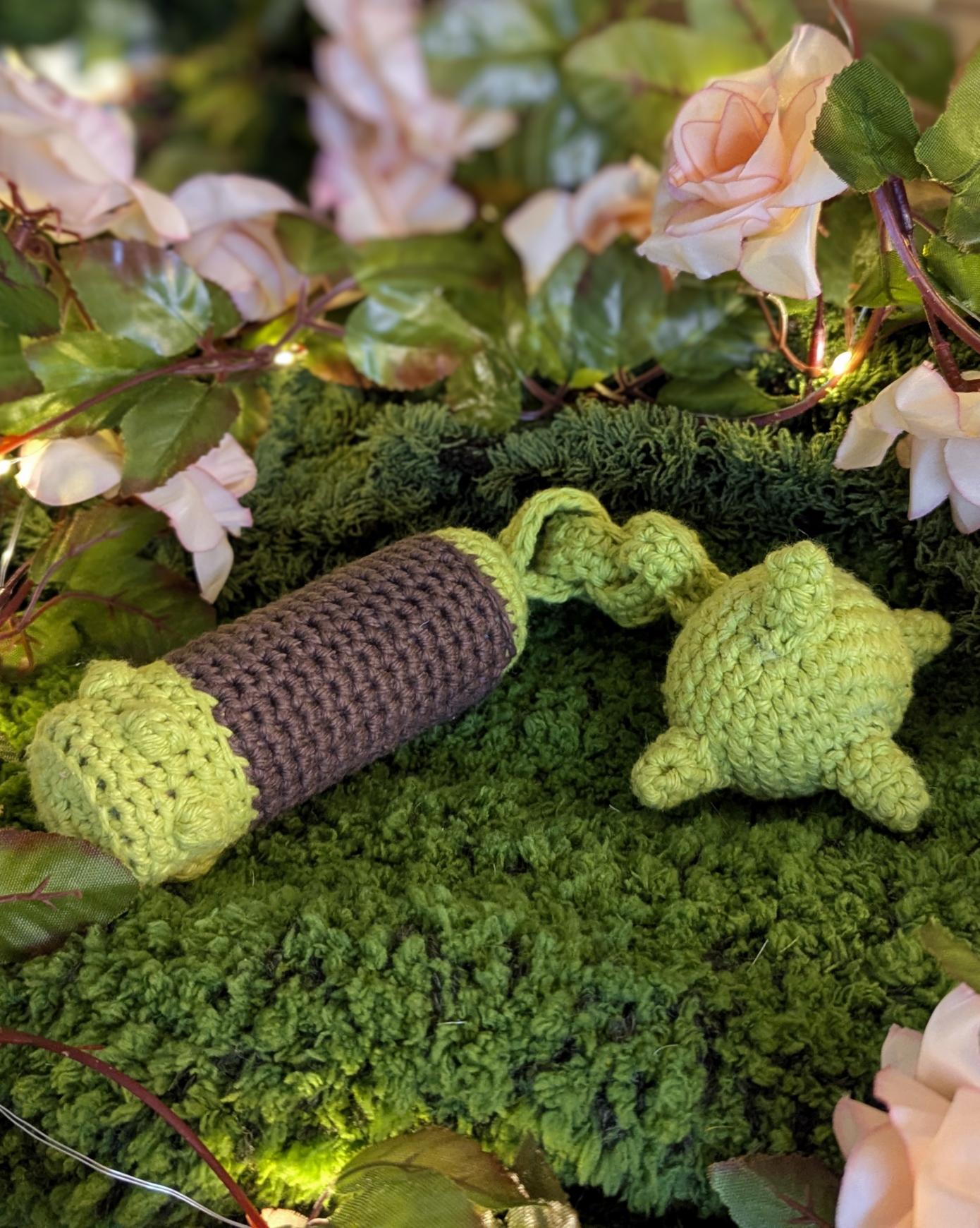 CROCHET PATTERN: Mini Flail + Strawberry Flail