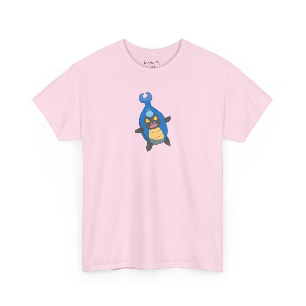 Cute Blue Beetle Bug Graphic Unisex Heavy Cotton Tee - Perfect for Bug Lovers