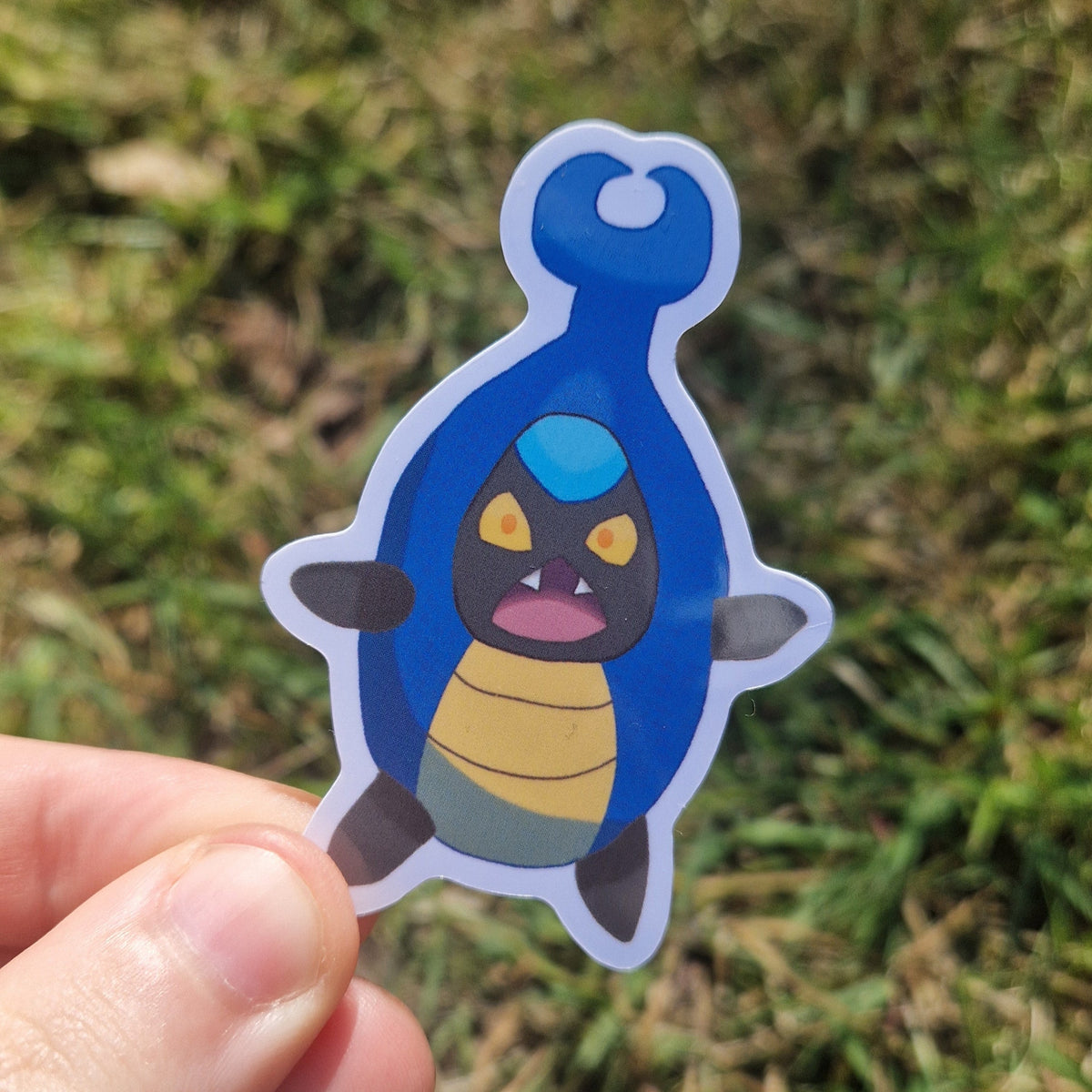 Blue Bug Insect Sticker