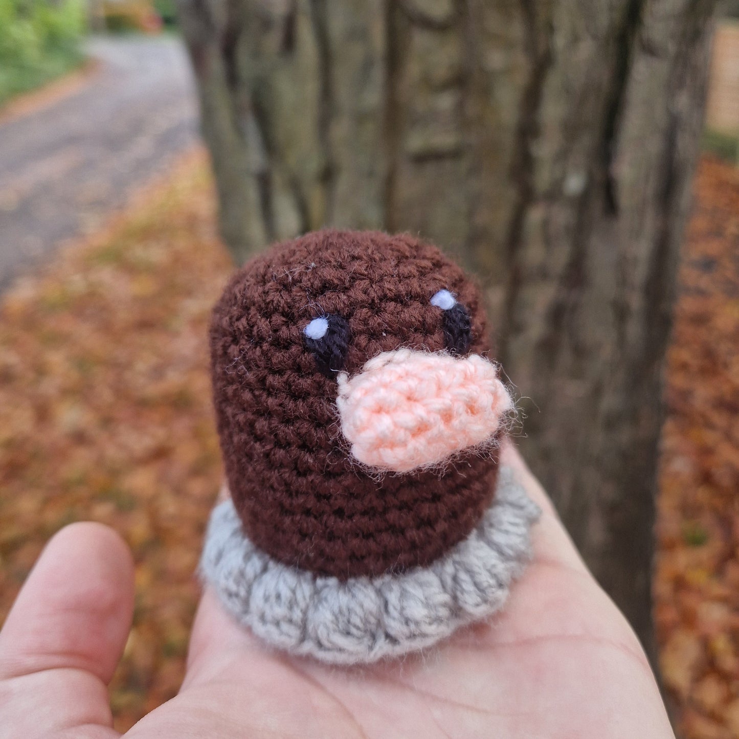 CROCHET PATTERN: Ground Diglett Mole Plush