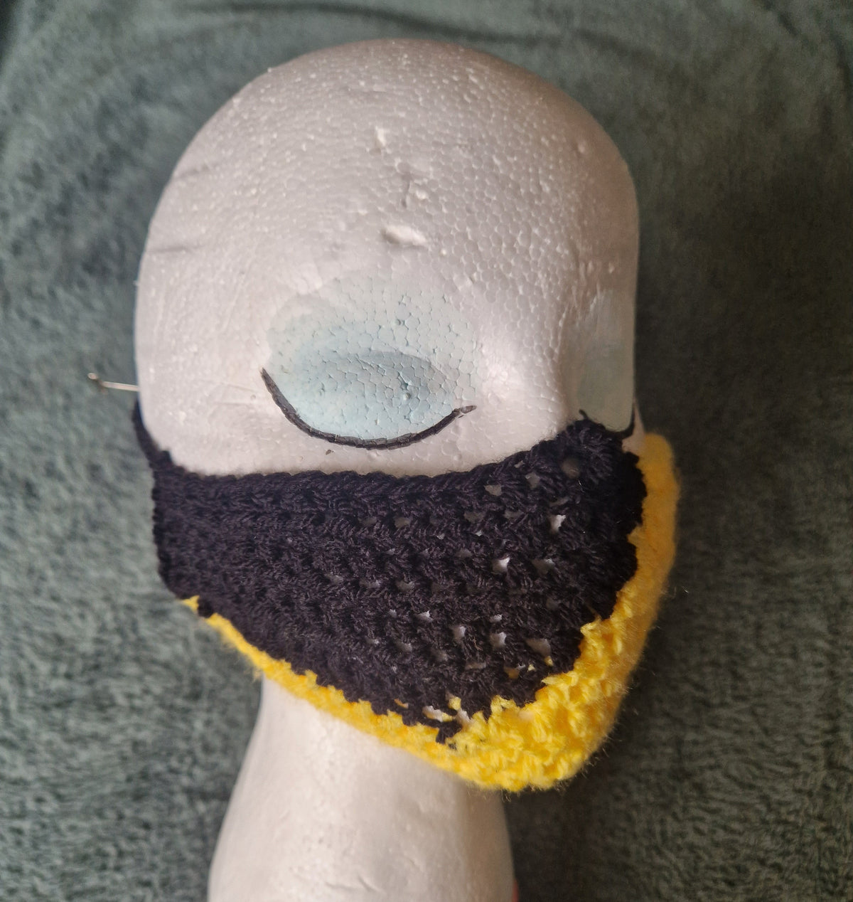 CROCHET PATTERN: Canari Cosplay Face Mask ONE SIZE