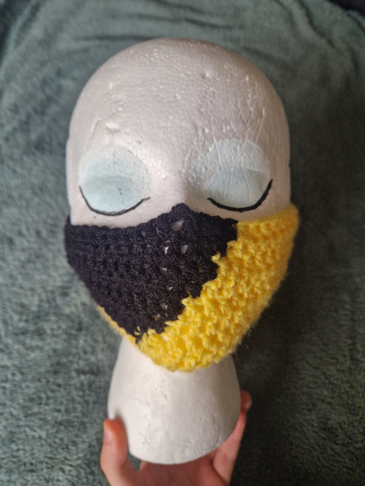 CROCHET PATTERN: Canari Cosplay Face Mask ONE SIZE