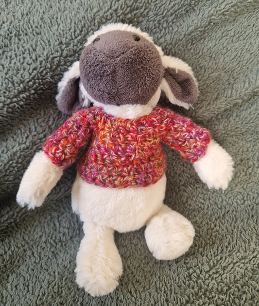 Size SMALL Handmade Crochet Sweater For A Small Jelly cat