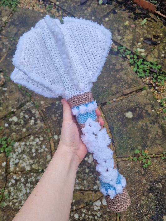 Crochet Snow Winter Themed Mace