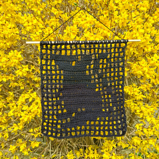 Fillet Crochet Medieval Rat Tapestry