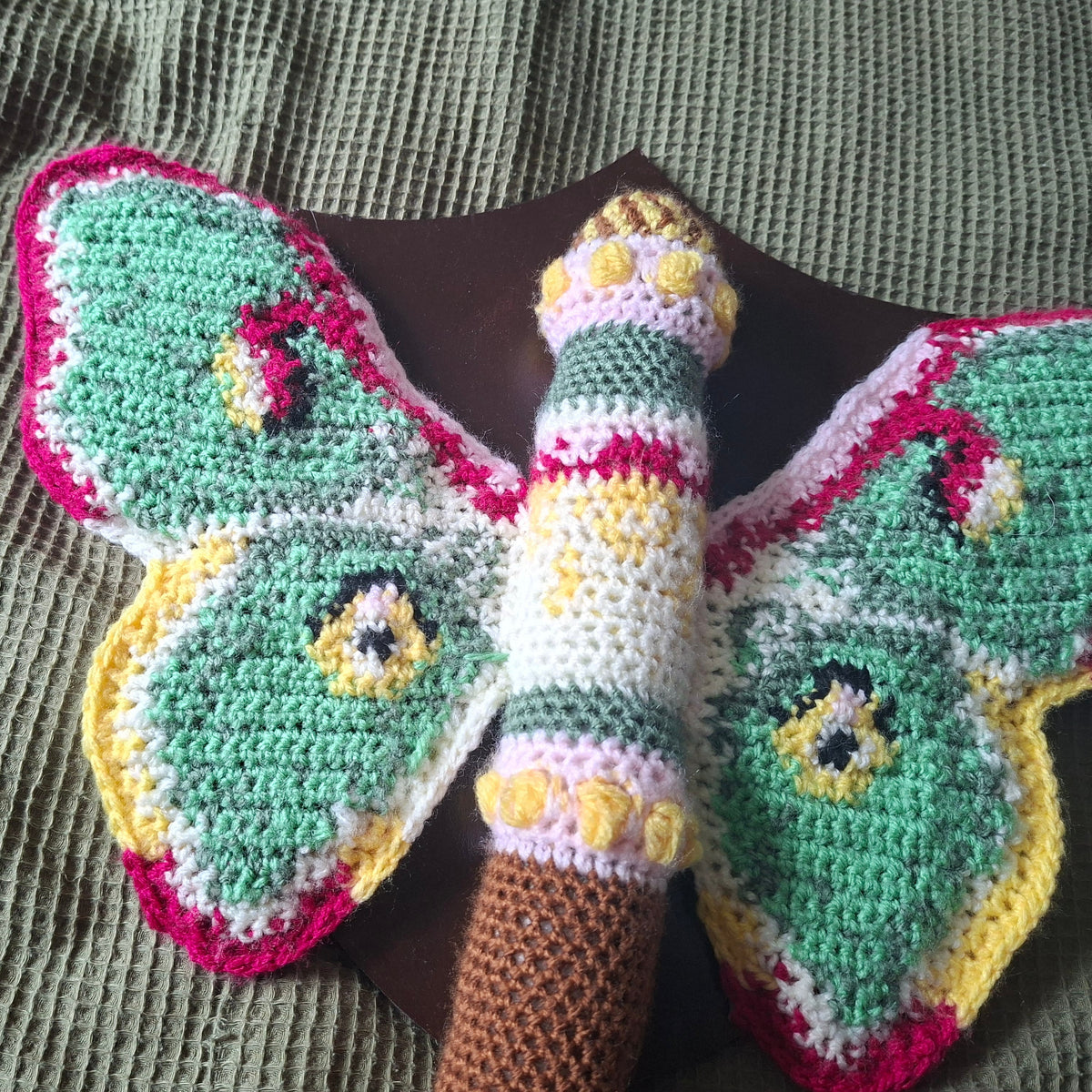 Handmade Crochet Fairy Chrysalabrys Axe