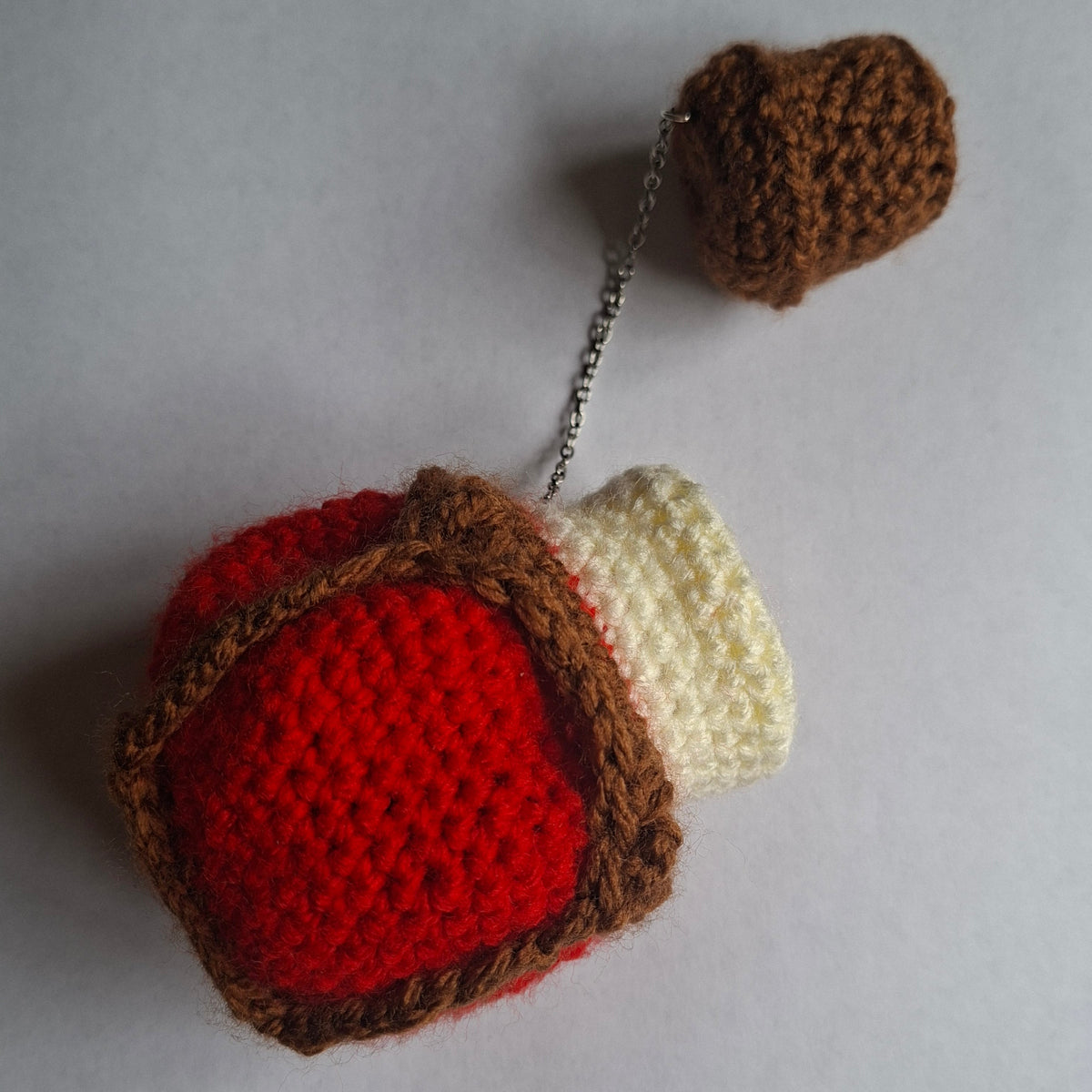 Crochet Red Health Potion Bottle Dice Bag/Pouch/Belt Bag - Perfect for DND, Cosplay etc