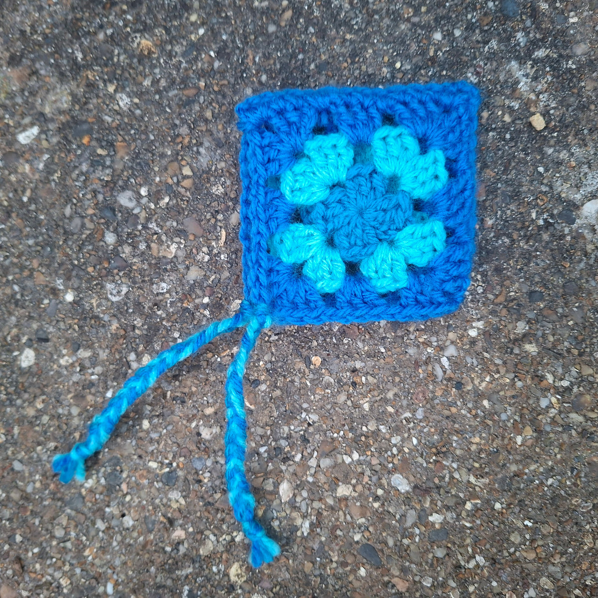 Crochet SMALL Plushie Granny Square Elvern Goblin Hood #4