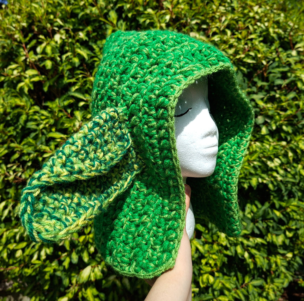 Green Mix Goblin Ear Hood Hat Cosplay