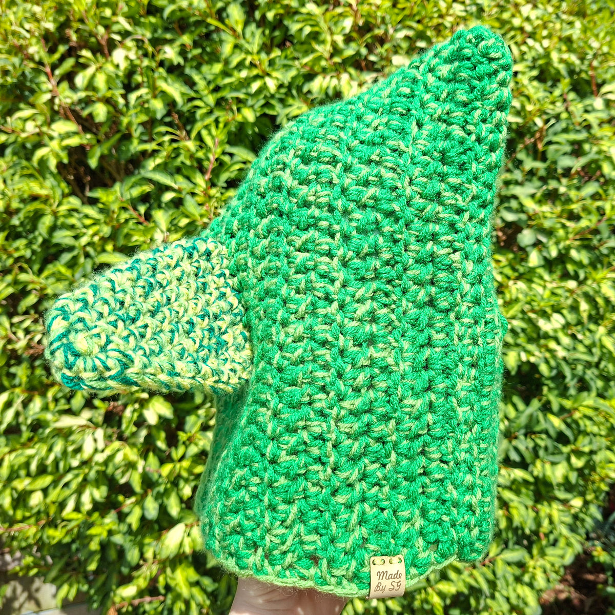 Green Mix Goblin Ear Hood Hat Cosplay