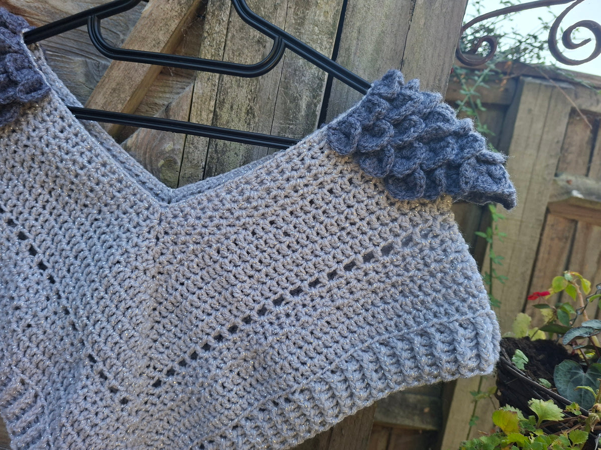 Crochet Chest Shoulder Dragon Scale Armour