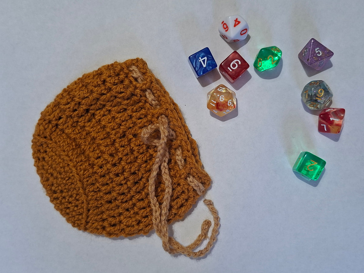 Simple Basic Solid Colour Dice Bag/Pouch