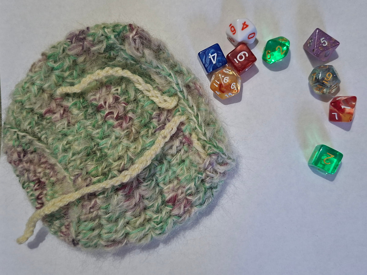 Simple Basic Solid Colour Dice Bag/Pouch