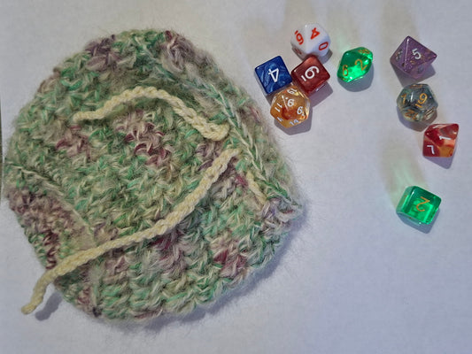 Simple Basic Solid Colour Dice Bag/Pouch