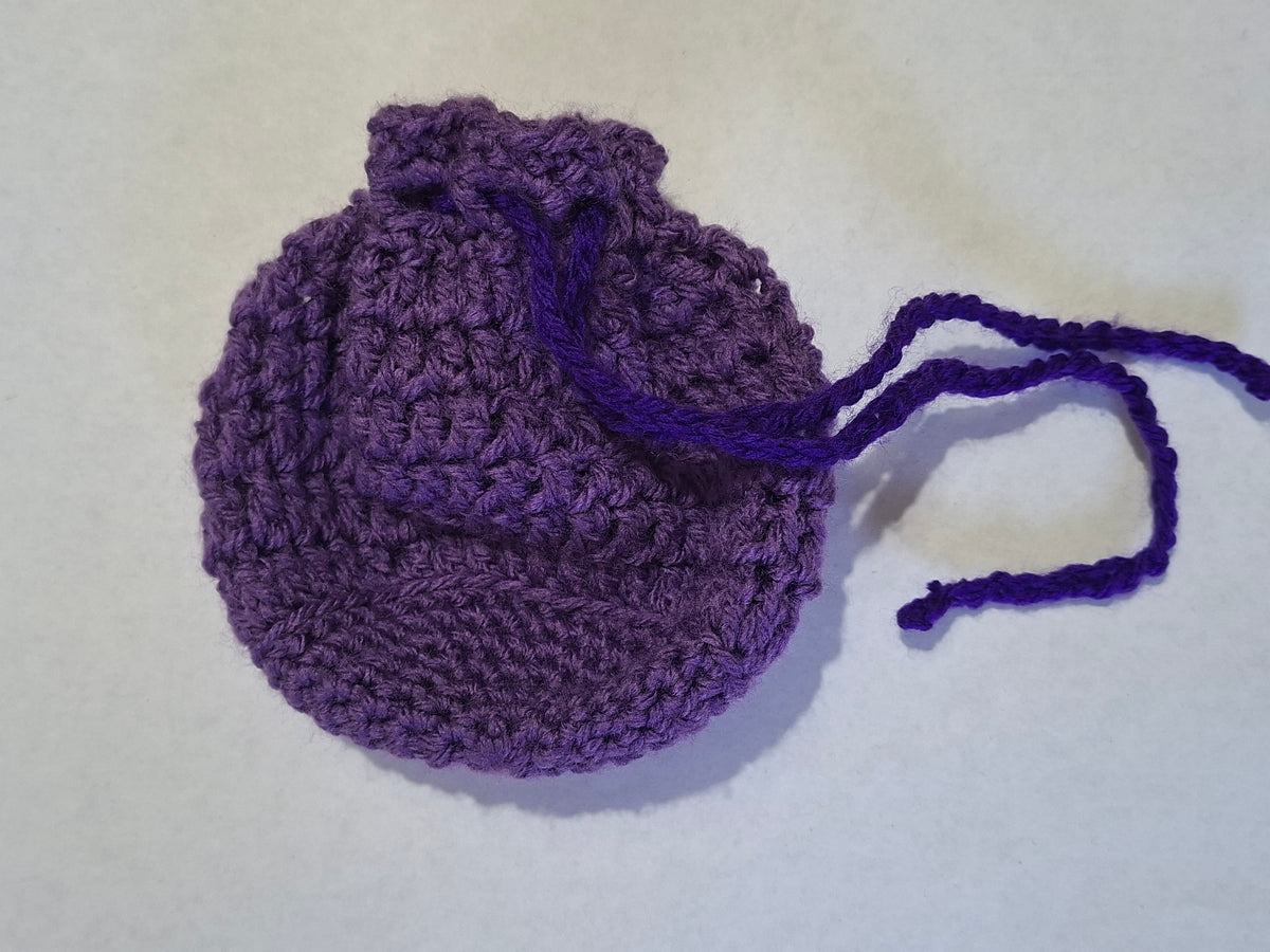 Simple Basic Solid Colour Dice Bag/Pouch Purple