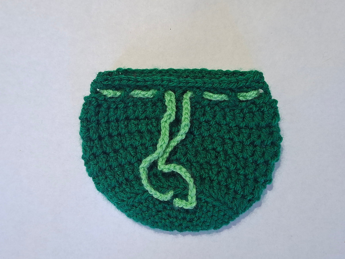 Simple Basic Solid Colour Dice Bag/Pouch Green
