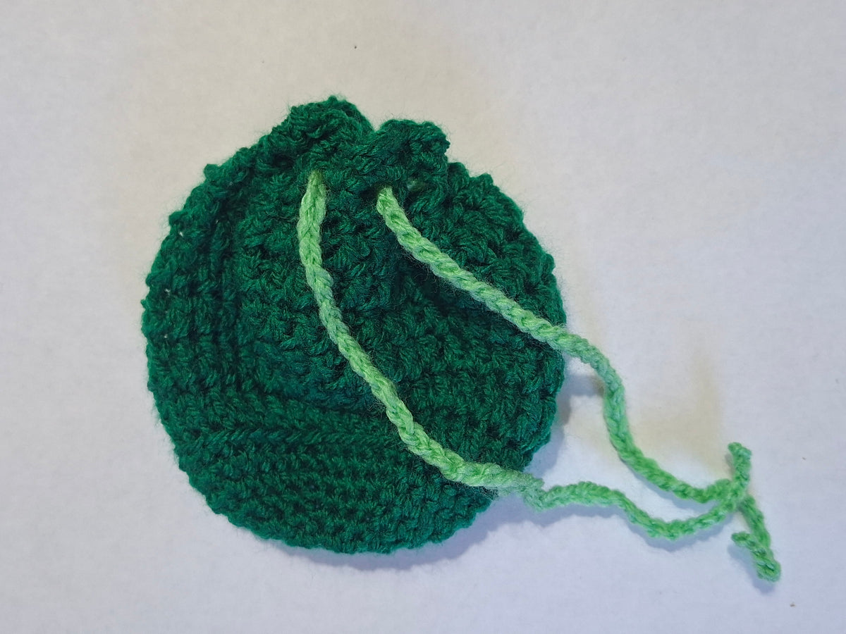 Simple Basic Solid Colour Dice Bag/Pouch Green