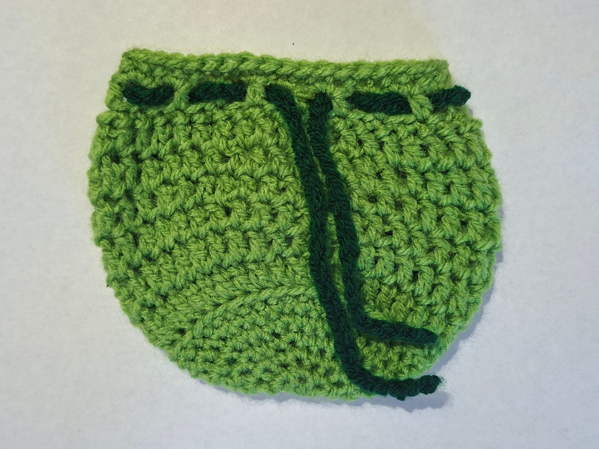 Simple Basic Solid Colour Dice Bag/Pouch Green