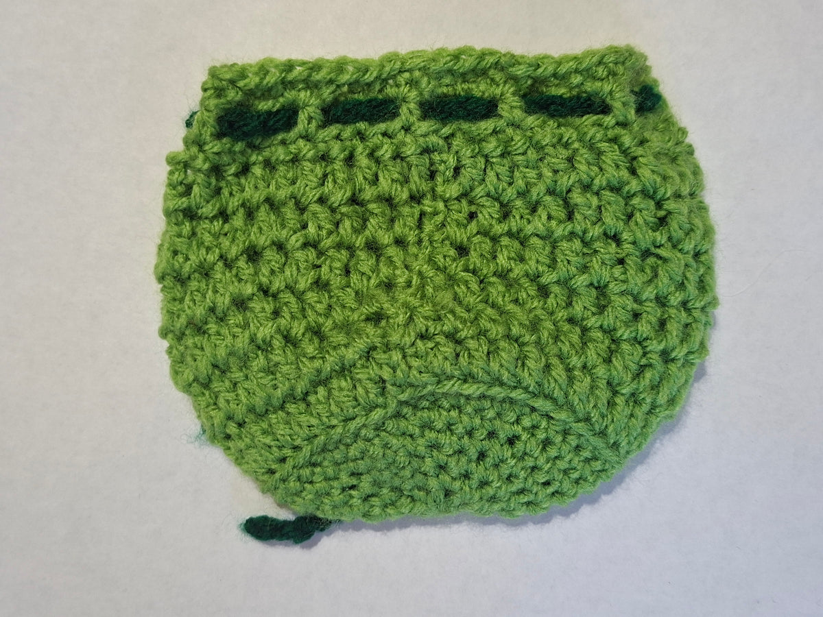 Simple Basic Solid Colour Dice Bag/Pouch Green