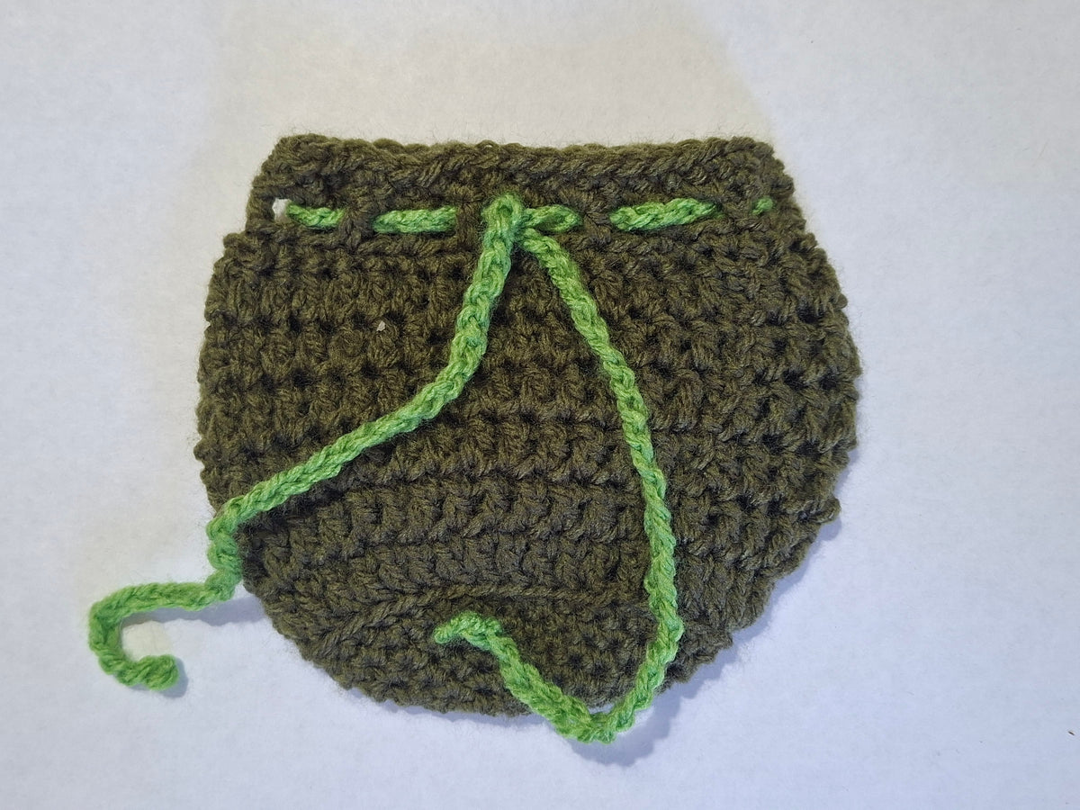 Simple Basic Solid Colour Dice Bag/Pouch Green