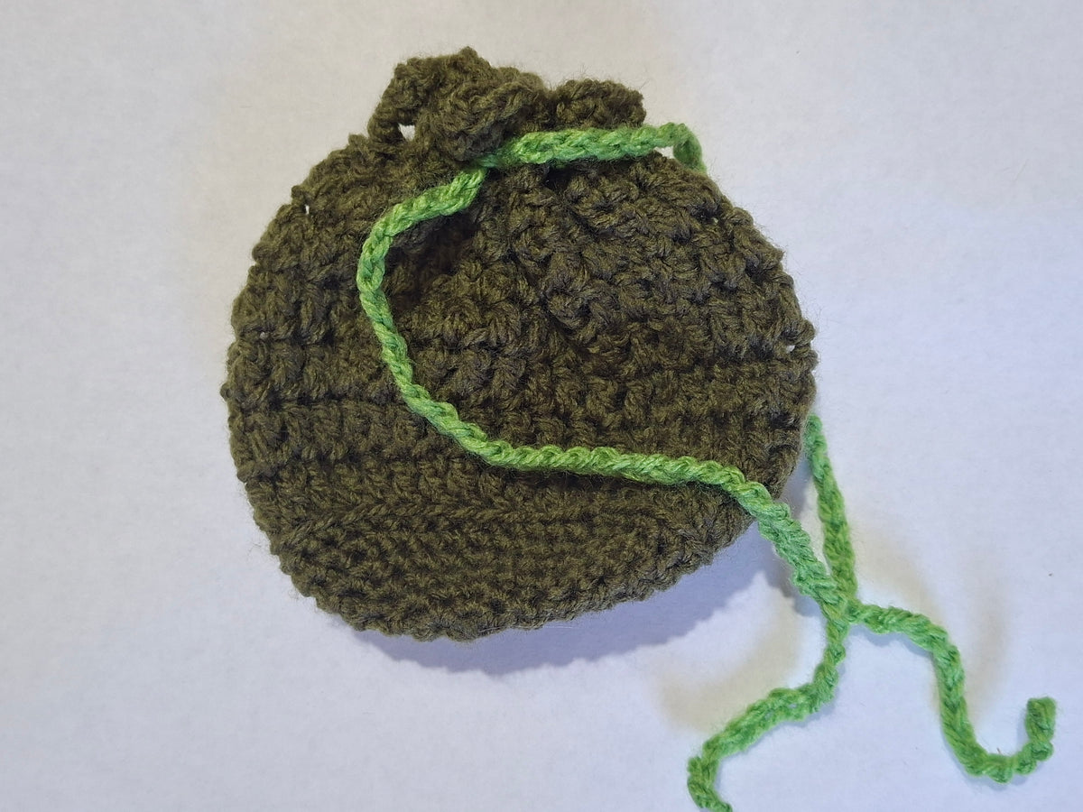 Simple Basic Solid Colour Dice Bag/Pouch Green