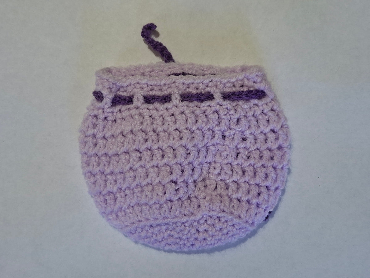 Simple Basic Solid Colour Dice Bag/Pouch Purple