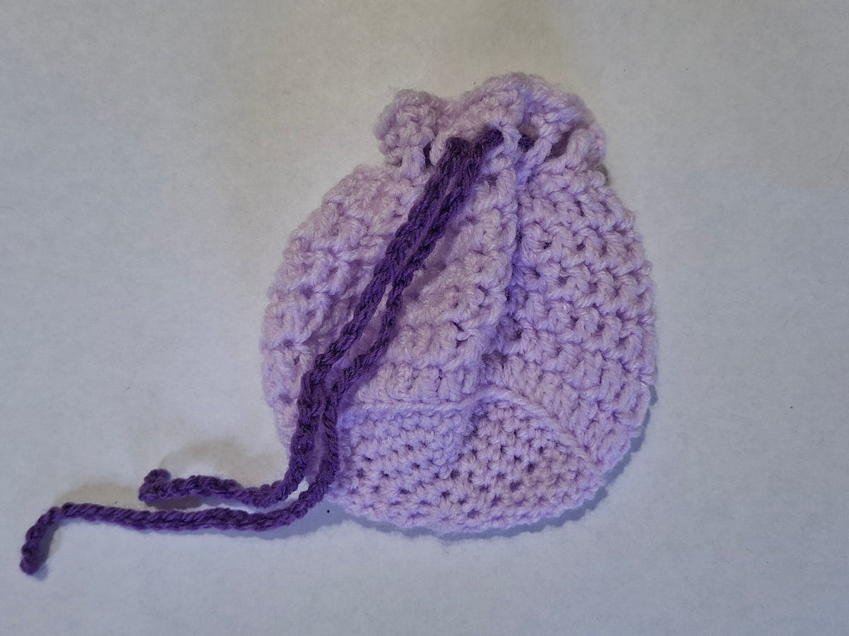 Simple Basic Solid Colour Dice Bag/Pouch Purple