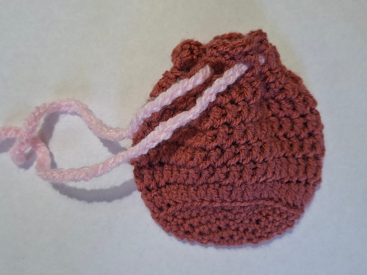 Simple Basic Solid Colour Dice Bag/Pouch Pink