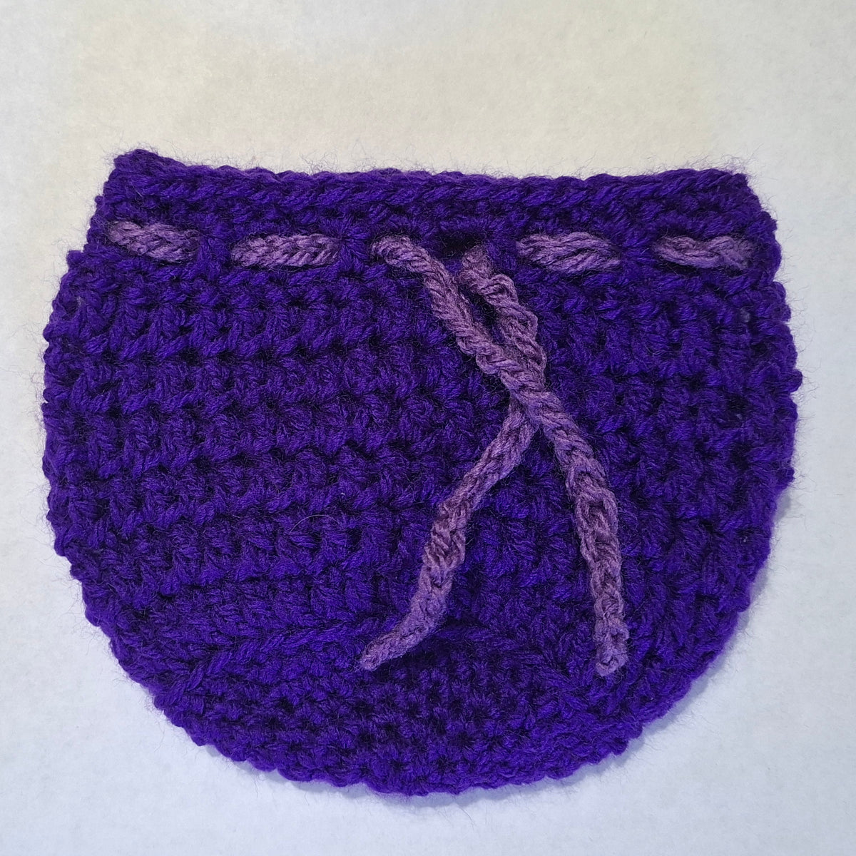 Simple Basic Solid Colour Dice Bag/Pouch Purple