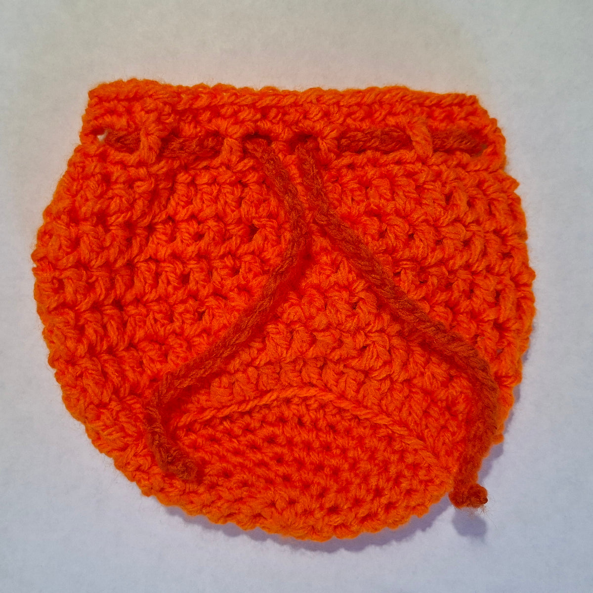 Simple Basic Solid Colour Dice Bag/Pouch Orange