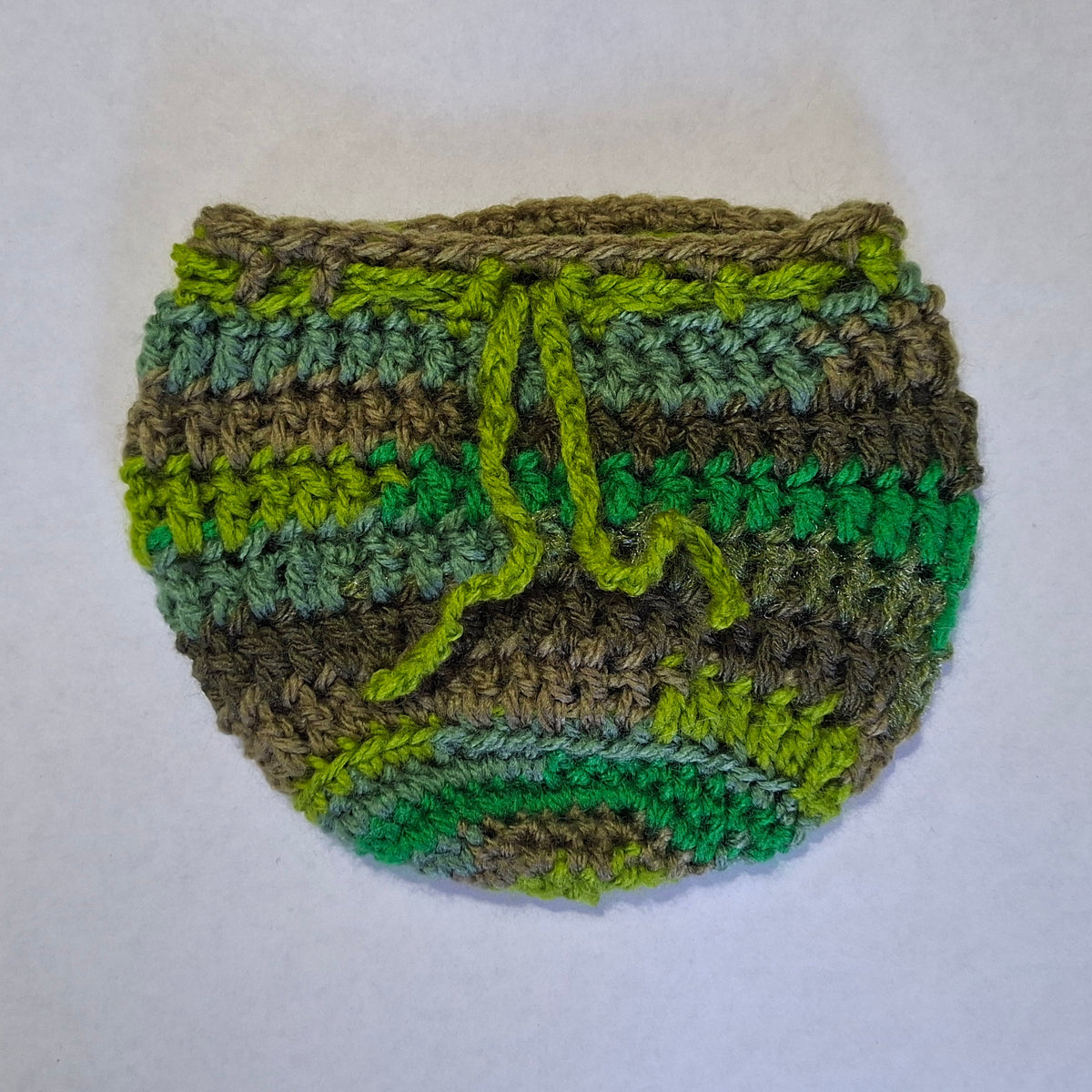 Simple Basic Solid Colour Dice Bag/Pouch Green