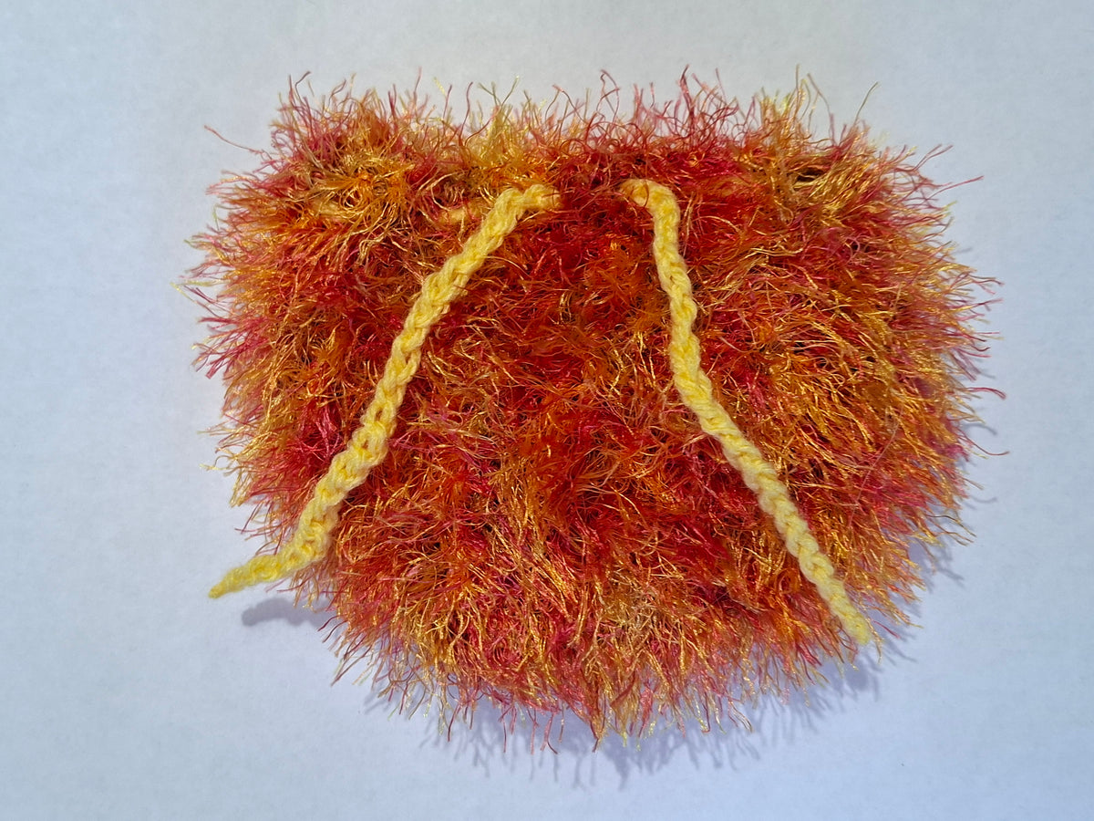 Simple Basic Solid Colour Dice Bag/Pouch Orange Red Yellow