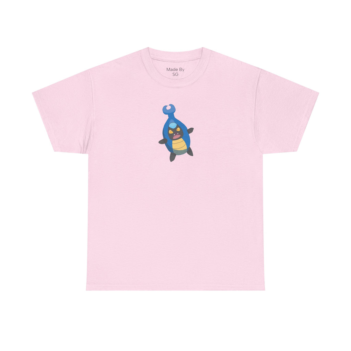 Cute Blue Beetle Bug Graphic Unisex Heavy Cotton Tee - Perfect for Bug Lovers