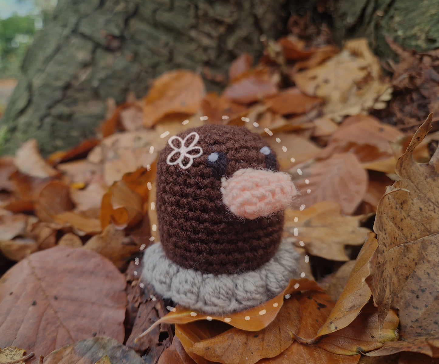 CROCHET PATTERN: Ground Diglett Mole Plush