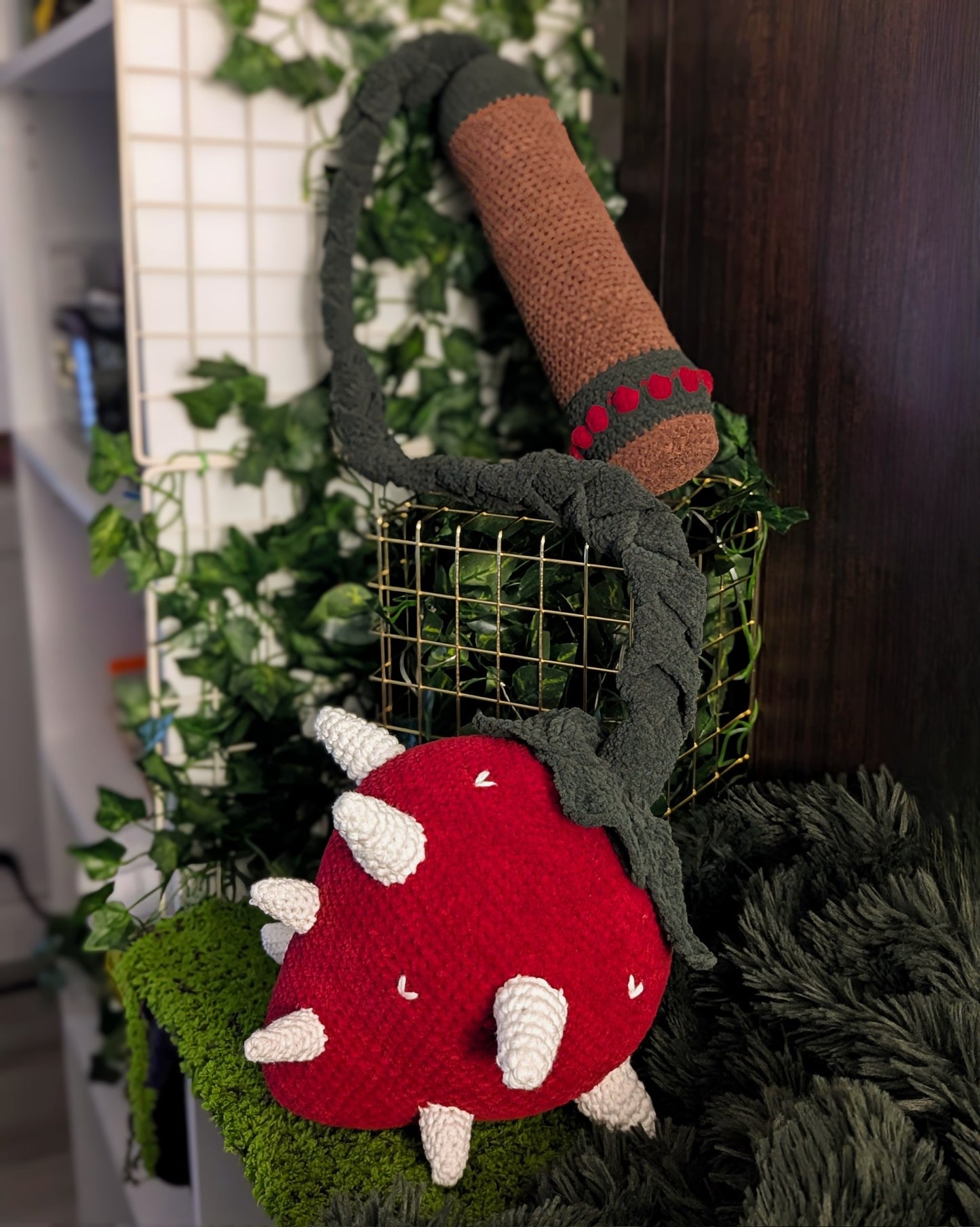 CROCHET PATTERN: Strawberry Flail