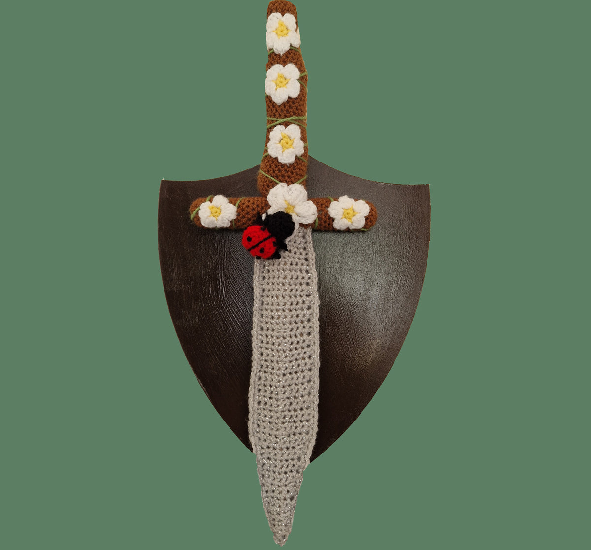 Crochet Daisy Ladybug Nature Dagger - The Summoner Of Spring