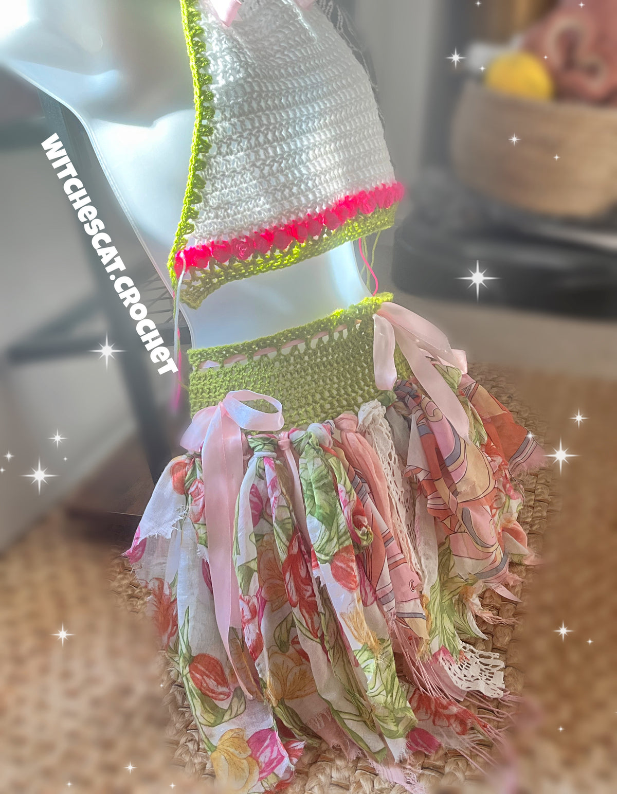 No Waste Fae Festival Skirt Crochet PATTERN