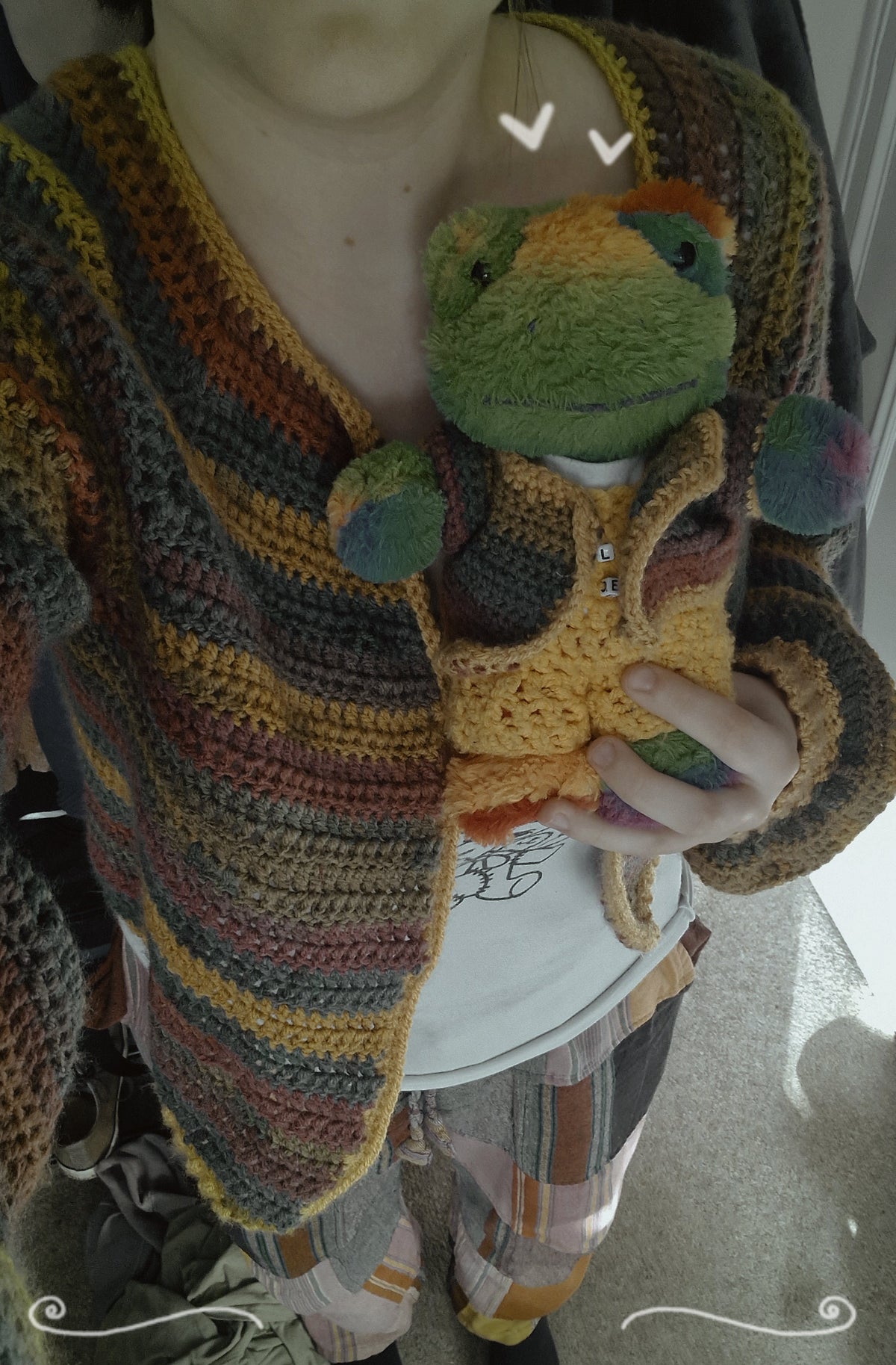 CROCHET PATTERN Crochet Smallfry Build a Bear frog sized Cardigan