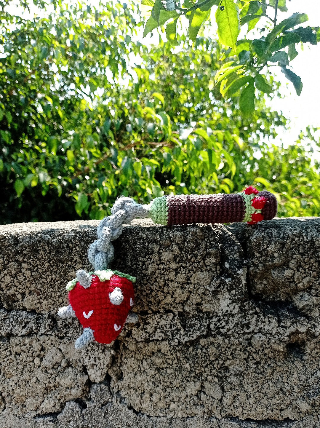 CROCHET PATTERN: Mini Flail + Strawberry Flail