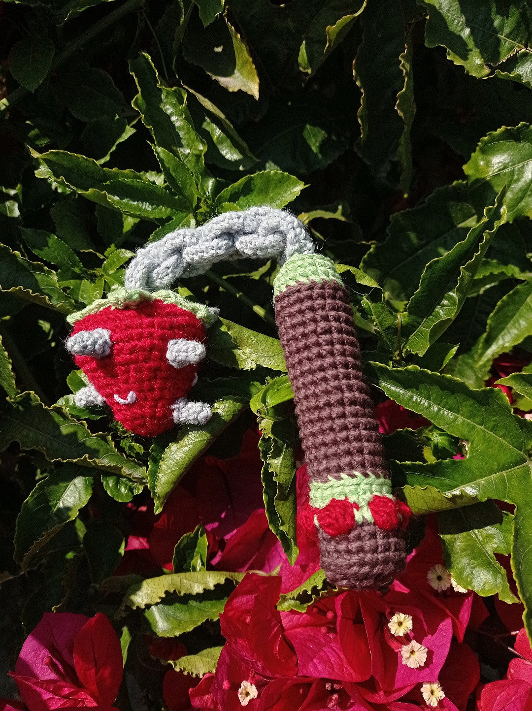 CROCHET PATTERN: Mini Flail + Strawberry Flail